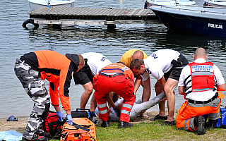 Wypadek na jeziorze Tałty. Nie żyje 34-letni mężczyzna